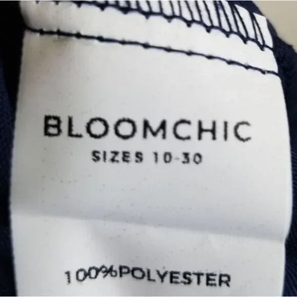 Bloomchic Blue lantern sleeve Dress - Picture 5 of 9